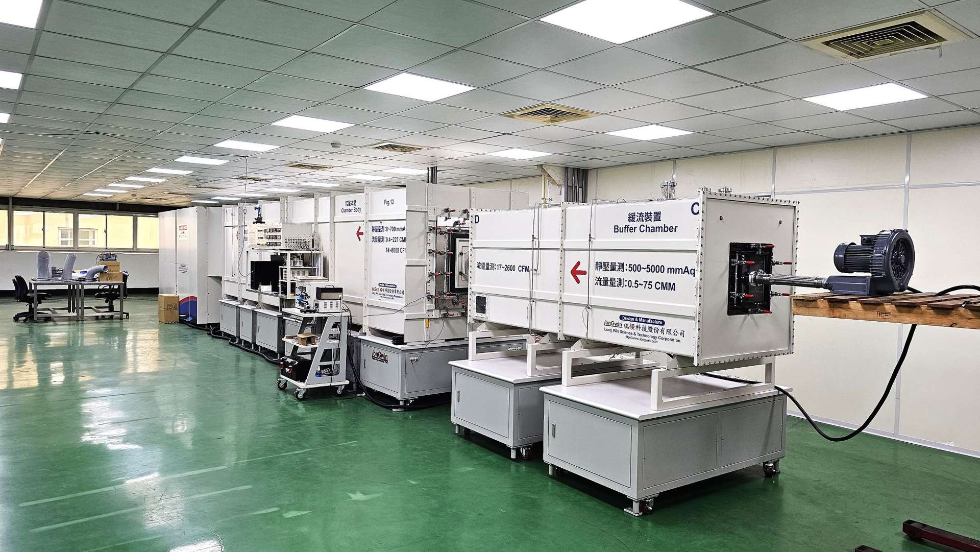 Blower performance testing laboratory